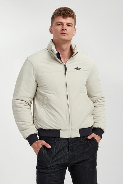 Kurtka męska bomberka AUERONAUTICA MILITARE. Kurtki Aeronautica Militare, m, bez wzorów, bez kaptura. W wyprzedaży za 733.85 zł.