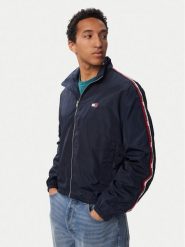 Tommy Jeans Kurtka przejściowa Essential DM0DM23218 Granatowy Regular Fit. Niebieskie kurtki Tommy Jeans, m, bez wzorów, z jeansu, bez kaptura. Za 649.99 zł.