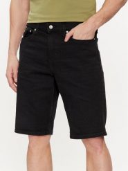 Calvin Klein Jeans Szorty jeansowe J30J324872 Czarny Slim Fit. Czarne szorty Calvin Klein Jeans, m, bez wzorów, z bawełny. Za 199.99 zł.