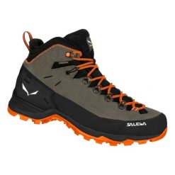 Buty trekkingowe Salewa Mate. Brązowe buty turystyczne Salewa, na zimę, bez wzorów, z gumy, bez zapięcia, trekkingowe. Za 806.00 zł.