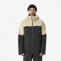 Kurtka narciarska męska Simond FR900 freeride. Brązowe kurtki narciarskie i snowboardowe SIMOND, l, bez wzorów, bez kaptura. Za 879.99 zł.