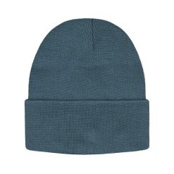 Jednokolorowa Czapka Zimowa Typu Beanie – Zimowa - Morska. Zielone czapki zimowe His Story, bez wzorów. Za 40.00 zł.