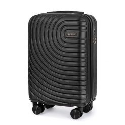 Walizka podróżna mała S ABS SOLIER AVENTOR STL1064 BLACK 20" S. Czarne walizki bez wzorów, małe. Za 126.99 zł.