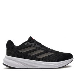 Buty do biegania adidas. Czarne buty do biegania Adidas, bez wzorów, bez zapięcia, do biegania. Za 279.99 zł.