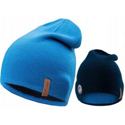 Czapka zimowa Elbrus dwustronna. Niebieskie czapki zimowe ELBRUS, bez wzorów. Za 48.39 zł.