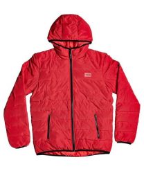 Kurtka męska DC Shoes Turner Puffer Hooded. Czerwone kurtki DC Shoes, m, bez wzorów, z materiału, bez kaptura. Za 490.00 zł.