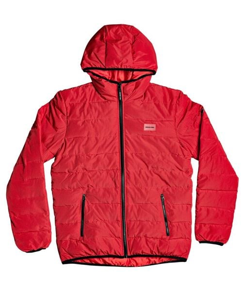Kurtka męska DC Shoes Turner Puffer Hooded. Czerwone kurtki DC Shoes, m, bez wzorów, z materiału, bez kaptura. Za 490.00 zł.