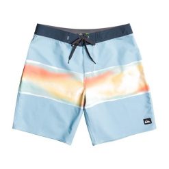 Szorty kąpielowe męskie Quiksilver Surfsilk Air Brush. Niebieskie krótkie spodenki sportowe Quiksilver, m, bez wzorów, z elastanu. Za 139.99 zł.