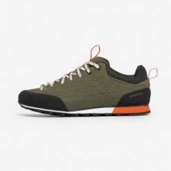 Second Life - Buty turystyczne męskie Arpenaz 500 Revival 2.0 - Stan Doskonały. Zielone buty turystyczne QUECHUA, bez wzorów, z kauczuku, bez zapięcia, trekkingowe. Za 135.00 zł.