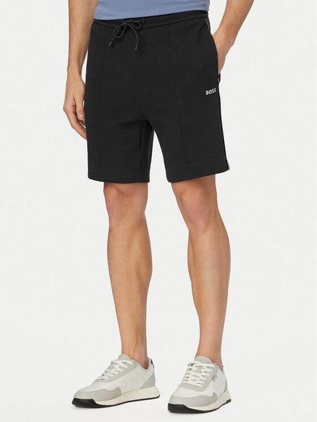 BOSS Szorty sportowe Join Headlo 50561776 Granatowy Regular Fit. Niebieskie krótkie spodenki sportowe Boss, l, bez wzorów, z bawełny. Za 353.99 zł.