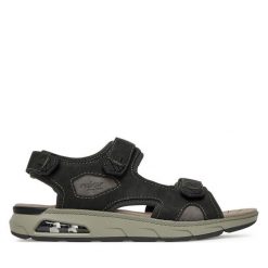 Sandały Rieker. Czarne sandały Rieker, bez zapięcia. Za 379.99 zł.