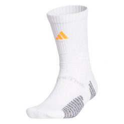 Skarpetki adidas AE. Białe skarpety Adidas, bez wzorów, z materiału. Za 120.00 zł.