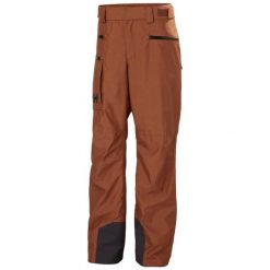 Spodnie narciarskie Helly Hansen Garibaldi 2.0. Brązowe spodnie narciarskie i snowboardowe Helly Hansen, m, bez wzorów, narciarskie. W wyprzedaży za 881.00 zł.