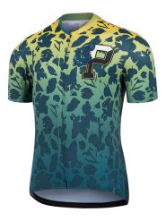 Protective Koszulka kolarska "Leaf" w kolorze morskim rozmiar: M. Zielone t-shirty sportowe Protective, bez wzorów, z materiału, bez ramiączek, rowerowe. Za 154.79 zł.
