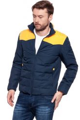 KURTKA ZIMOWA WRANGLER B&Y RODEO JKT NAVY W4753YC35 112129045. Niebieskie kurtki Wrangler, na zimę, m, bez wzorów, bez kaptura. Za 389.99 zł.