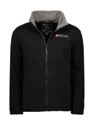 Geographical Norway Kurtka polarowa "Tamazonie" w kolorze czarnym rozmiar: onesize. Czarne kurtki Geographical Norway, bez wzorów, z materiału, bez kaptura. Za 98.95 zł.