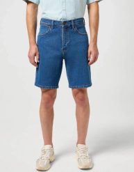 WRANGLER FRONTIER SHORT MĘSKIE SZORTY KRÓTKIE SPODENKI JEANSOWE ROCK BED 112350819 W16W017982. Białe krótkie spodenki sportowe Wrangler, m, bez wzorów, z bawełny. Za 159.99 zł.