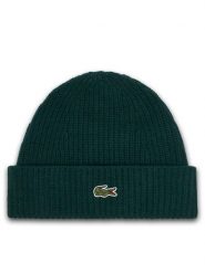 Lacoste Czapka RB9883 Zielony. Zielone czapki zimowe LACOSTE, bez wzorów, z wełny. Za 284.99 zł.