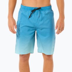 Szorty kąpielowe męskie Rip Curl Shock Easy Fit Boardshort. Niebieskie kąpielówki RIPCURL, m, bez wzorów. Za 189.99 zł.