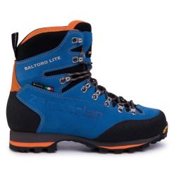 Trekkingi Zamberlan. Niebieskie botki sznurowane Zamberlan, bez wzorów, z gore-texu, bez obcasa, bez zapięcia. Za 1,139.00 zł.