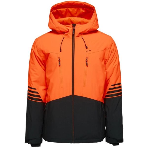 Męska kurtka narciarska Loap Lawnor Pomarańczowa Pomarańczowa. Brązowe kurtki narciarskie i snowboardowe ZSPORT, m, bez wzorów, narciarskie. Za 496.99 zł.