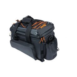 Torba na bagaż „Miles” XL Pro, czarna/pomarańczowa. Brązowe torby na ramię BASIL, bez wzorów, z materiału, na ramię, bez dodatków. Za 484.95 zł.