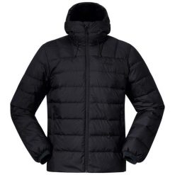 Kurtka puchowa z kapturem męska Bergans of Norway Lava Medium. Czarne kurtki BERGANS OF NORWAY, m, bez wzorów, z puchu, z kapturem. Za 1,001.99 zł.