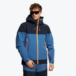 Kurtka skiturowa męska CMP. Niebieskie kurtki narciarskie i snowboardowe CMP, l, bez wzorów, narciarskie. Za 509.99 zł.