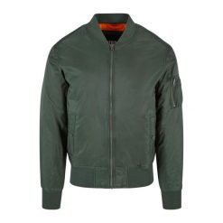 Kurtka Bomberka Męska Basic. Zielone kurtki Urban Classics, m, bez wzorów, bez kaptura. Za 220.99 zł.