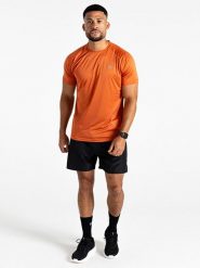 Dare 2b Koszulka funkcyjna "Accelerate" w kolorze pomarańczowym rozmiar: M. Pomarańczowe t-shirty sportowe Dare 2B, bez wzorów, z materiału, bez ramiączek, outdoorowe. Za 66.31 zł.