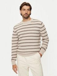 Jack&Jones Sweter Bronx 12264080 Beżowy Regular Fit. Brązowe swetry rozpinane Jack&Jones, m, bez wzorów, z bawełny, bez kołnierzyka, bez ramiączek. Za 89.99 zł.