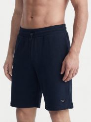Emporio Armani Underwear Szorty sportowe EM000495 AF19060 UB102 Granatowy. Niebieskie krótkie spodenki sportowe Emporio Armani Underwear, m, bez wzorów, z bawełny. Za 409.99 zł.
