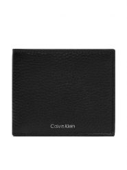 Calvin Klein Portfel LV04D1138G Czarny. Czarne portfele CALVIN KLEIN, bez wzorów, ze skóry. Za 369.99 zł.