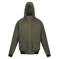 Kurtka wodoodporna Regatta Faizan. Brązowe kurtki Regatta, bez wzorów, bez kaptura. Za 369.99 zł.