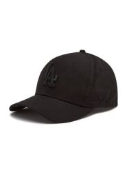 New Era Czapka z daszkiem Total Black 950 12285244 Czarny. Czarne czapki z daszkiem New Era, bez wzorów, z materiału. Za 129.99 zł.