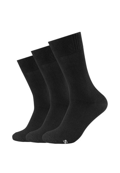 Skarpetki sportowe męskie 3pk Men's Basic Socks. Czarne skarpetki sportowe Skechers, bez wzorów, z bawełny. Za 29.99 zł.