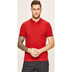 Wrangler - Polo. Czerwone koszulki polo Wrangler, l, bez wzorów, z dzianiny, bez kołnierzyka, bez ramiączek. Za 119.99 zł.