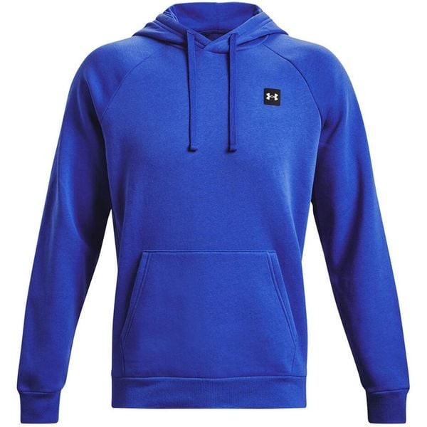 Bluza męska Under Armour Rival Fleece Hoodie. Niebieskie bluzy Under Armour, m, bez wzorów, bez kaptura. Za 230.47 zł.