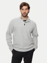 Calvin Klein Sweter K10K113751 Szary Regular Fit. Szare swetry rozpinane CALVIN KLEIN, l, bez wzorów, z syntetyku, bez kołnierzyka, bez ramiączek. Za 399.99 zł.