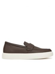 Calvin Klein Sneakersy Moccasin Lth Unlined HM0HM01813 Brązowy. Brązowe buty sportowe casual CALVIN KLEIN, bez wzorów, ze skóry, bez zapięcia. Za 439.99 zł.