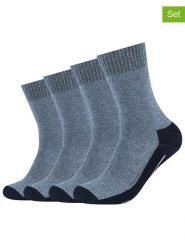 Camano Skarpety (4 pary) w kolorze granatowym rozmiar: 43-46. Niebieskie skarpety camano, bez wzorów, ze splotem. Za 48.05 zł.
