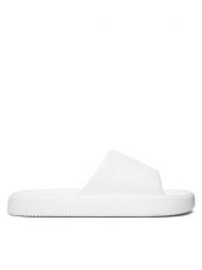Guess Klapki F6GZ04 BB00F Biały. Białe klapki Guess, z syntetyku. Za 179.99 zł.