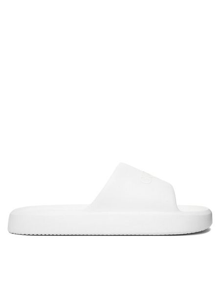 Guess Klapki F6GZ04 BB00F Biały. Białe klapki Guess, z syntetyku. Za 152.99 zł.