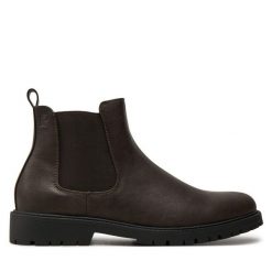 Sztyblety Pierre Cardin. Brązowe sztyblety Pierre Cardin, bez wzorów, bez obcasa, bez zapięcia. Za 299.99 zł.