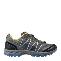 Buty trailowe męskie CMP ALTAK przewiewne, wiązane na zacisk z linką. Szare buty do biegania CMP, bez wzorów, bez zapięcia, do biegania. Za 399.99 zł.