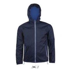 Windbreaker Sol's Skate. Niebieskie kurtki przeciwdeszczowe SOL'S, m, bez wzorów, bez kaptura. W wyprzedaży za 247.00 zł.