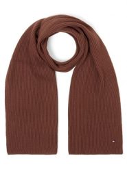 Tommy Hilfiger Szalik z zawartością kaszmiru Mężczyźni wełna ze strzyży brązowy, ONE SIZE. Brązowe szaliki Tommy Hilfiger, bez wzorów, z dzianiny. Za 249.95 zł.