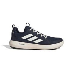 Buty trekkingowe adidas Terrex Boat Climacool. Białe buty trekkingowe Adidas, bez wzorów, bez zapięcia. Za 393.30 zł.