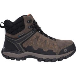 Buty trekkingowe Hi-Tec CHESTNUT ORANGE V LITE EXPLORER WP WODOODPORNE. Brązowe trekkingi Hi-tec, bez wzorów, bez zapięcia. W wyprzedaży za 358.00 zł.