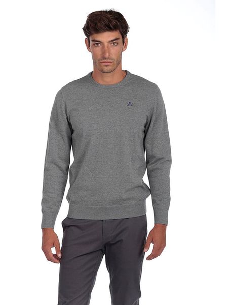 The Time of Bocha Sweter w kolorze jasnoszarym rozmiar: L. Szare swetry nierozpinane The Time of Bocha, l, bez wzorów, z bawełny, bez kołnierzyka, bez ramiączek. Za 156.98 zł.